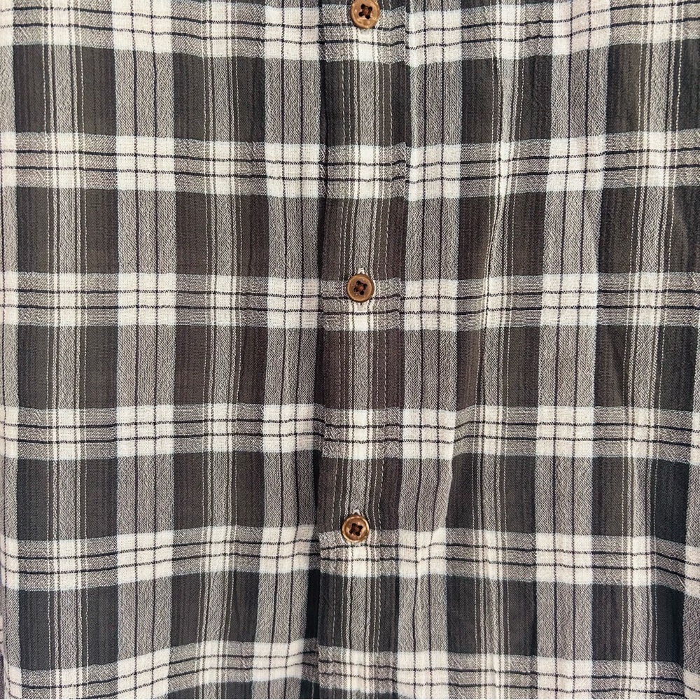 Patagonia Men's Long-Sleeved Steersman Boondocks Ink Black Plaid Shirt - Picture 3 of 7